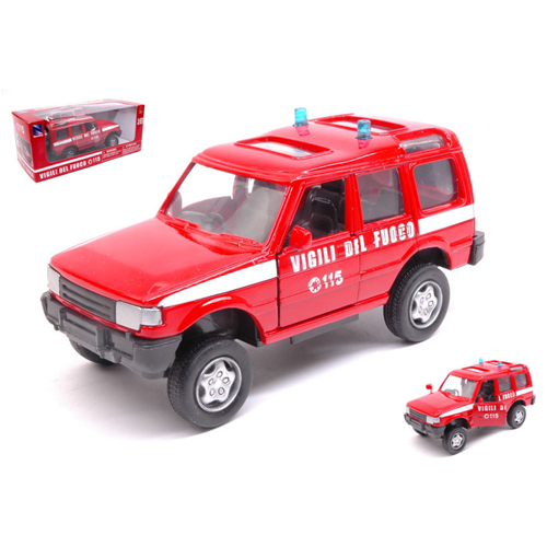 LAND ROVER DISCOVERY VIGILI DEL FUOCO 1:32 New Ray Pompieri Modellino