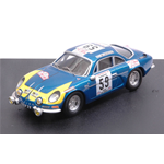 ALPINE RENAULT A110 6th TOUR DE CORSE 1976 MOREAU-BARON 1:43 Trofeu Auto Rally Modellino
