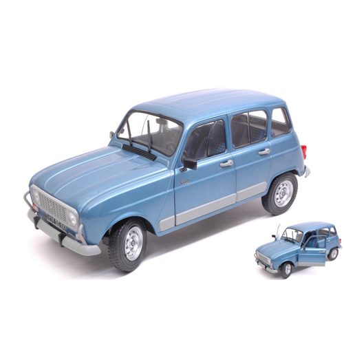 RENAULT 4L 1989 BLEU ARDOISE 1:18 Solido Auto Stradali Modellino