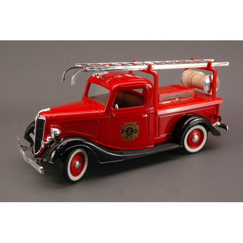 FORD PICK UP POMPIERI "F.D. N.3 BEVERLY HILLS" 1:18 Solido Pompieri Modellino