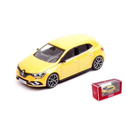 RENAULT MEGANE RS 2017 SIRIUS YELLOW 1:64 Norev Auto Stradali Modellino