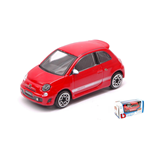 FIAT 500 ABARTH RED 2007 1:43 Burago Auto Stradali Modellino