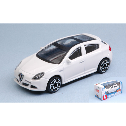 ALFA ROMEO GIULIETTA 2010 WHITE 1:43 Burago Auto Stradali Modellino