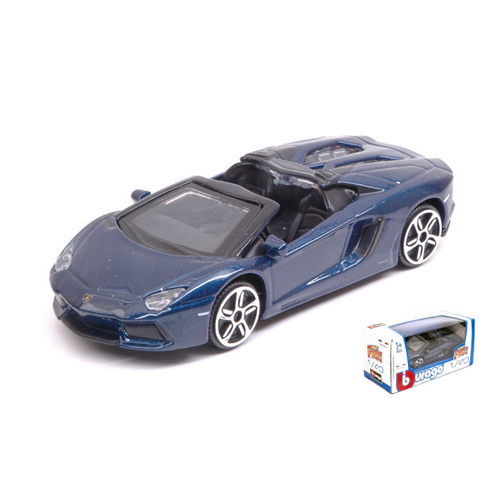 LAMBORGHINI AVENTADOR LP700-4 2013 ROADSTER BLUE 1:43 Burago Auto Stradali Modellino