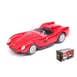 FERRARI 250 TESTA ROSSA 1957 RED 1:43 Burago Auto Stradali Modellino