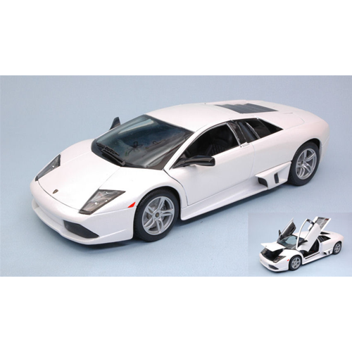LAMBORGHINI MURCIELAGO LP640 2007 WHITE 1:18 Maisto Auto Stradali Modellino