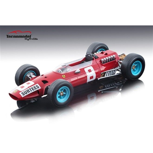 FERRARI 512 F1 J.SURTEES 1965 N.8 DNF GP ITALY 1:18  Tecnomodel Formula 1 Modellino