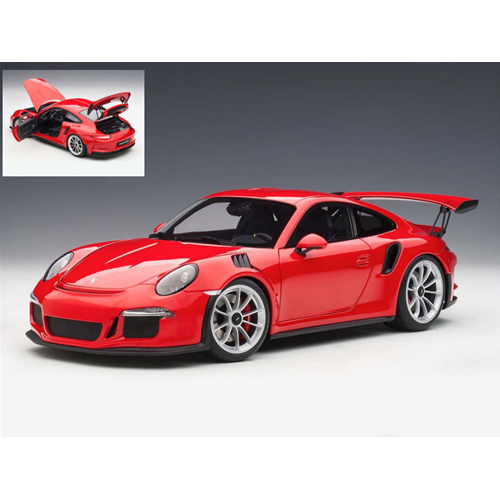 PORSCHE 991 GT3 RS 2016 RED 1:18 AutoArt Auto Stradali Modellino
