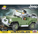 JEEP WRANGLER MILITARY CREATIVE POWER LEGO COMPATIBILE PCS 250 Cobi Kit Art.Vari Modellino