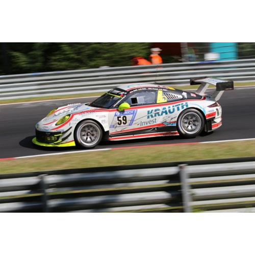 PORSCHE 911 GT3 R N.59 NURBURGRING 2017 SMITH-WALLS-PROCZYK-MULLER 1:43 Spark Model Auto Competizione Modellino