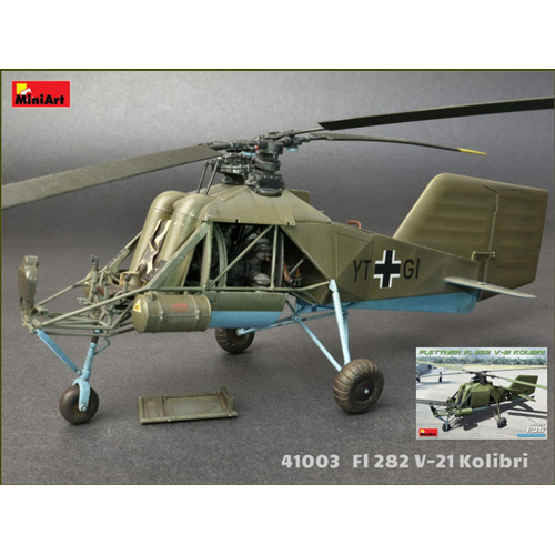 FLETTNER FI 282 V-21 KOLIBRI KIT 1:35 Miniart Kit Mezzi Militari Modellino