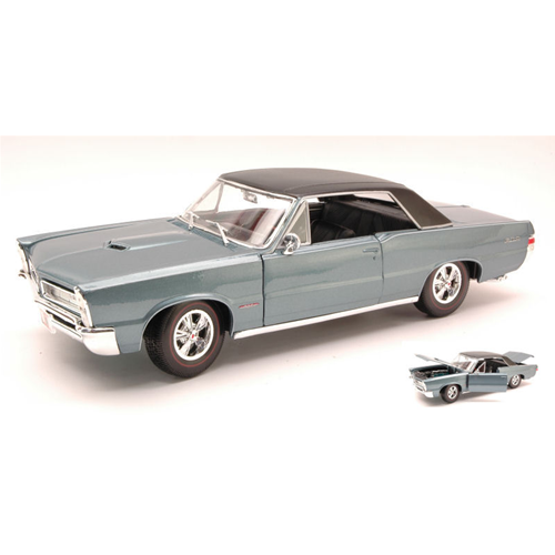 PONTIAC GTO (HURST EDITION) 1965 METALLIC UCLA BLUE 1:18 Maisto Auto Stradali Modellino
