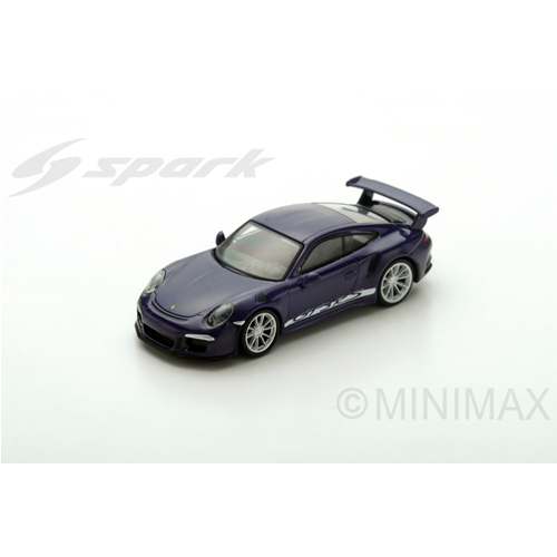 PORSCHE 911 GT3 RS 2016 ULTRA VIOLET 1:64 Spark Model Auto Stradali Modellino