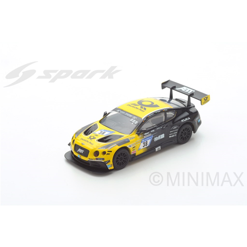 BENTLEY CONTINENTAL GT3 N.38 24 H NURBURGRING 2017 JONS-PEPPER-BRUCK 1:64 Spark Model Auto Competizione Modellino