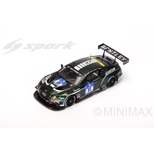 BENTLEY CONTINENTAL GT3 N.85 24 H NURBURGRING 2015 KANE-SMITH-ARNOLD 1:64 Spark Model Auto Competizione Modellino