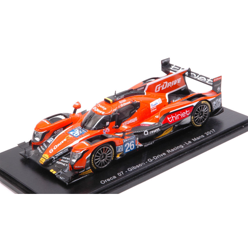 ORECA 07 GIBSON N.26 DNF LE MANS 2017 RUSINOV-THIRIET-LYNN 1:43 Spark Model Auto Competizione Modellino