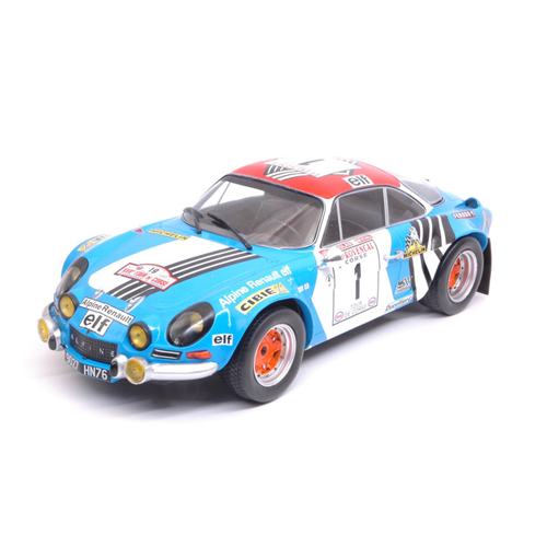 ALPINE A110 1800 N.1 WINNER TOUR DE CORSE 1973 J.P.NICOLAS-M.VIAL 1:18 Solido Auto Rally Modellino