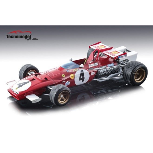 FERRARI 312B 1970 N.4 WINNER GP ITALY CLAY REGAZZONI 1:18 Tecnomodel Formula 1 Modellino