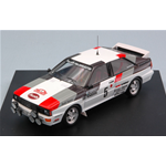 AUDI QUATTRO N.5 RETIRED MONTE CARLO 1981 H.MIKKOLA-A.HERTZ 1:43 Trofeu Auto Rally Modellino