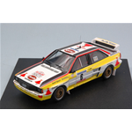 AUDI QUATTRO N.6 5th TOUR DE CORSE 1984 S.BLOMQVIST-B.CEDERBERG 1:43 Trofeu Auto Rally Modellino