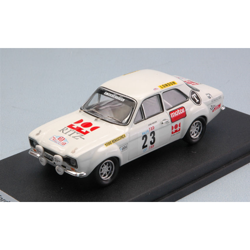 FORD ESCORT Mk1 N.23 RETIRED PORTUGAL 1973 F.SANTOS-J.ANJOS 1:43 Trofeu Auto Rally Modellino