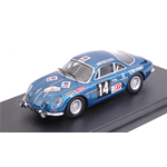 ALPINE A110 N.14 RETIRED PORTUGAL 1968 J.P.NICOLAS-C.ROURE 1:43 Trofeu Auto Rally Modellino