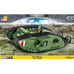 TANK MARK I GRANDE GUERRA LEGO COMPATIBILE PCS 605 Cobi Kit Art.Vari Modellino