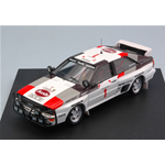 AUDI QUATTRO N.1 3rd SAFARI EAST AFRICA 1983 Michelle Mouton-Fabrizia Pons 1:43 Trofeu Auto Rally Modellino
