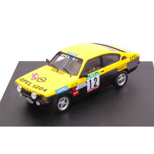 OPEL KADETT GTE N.12 3rd RALLY PORTUGAL 1976 MEQUEPE-M.VILAR 1:43 Trofeu Auto Rally Modellino