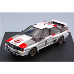 AUDI QUATTRO N.8 3rd MONTE CARLO 1983 S.BLOMQVIST-B.CEDERBERG 1:43 Trofeu Auto Rally Modellino