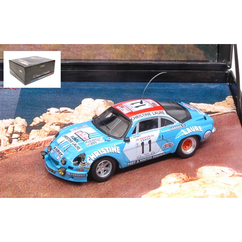 ALPINE RENAULT A110 N.11 5th TOUR DE CORSE 1975 HENRY-GELIN 1:43 Trofeu Auto Rally Modellino