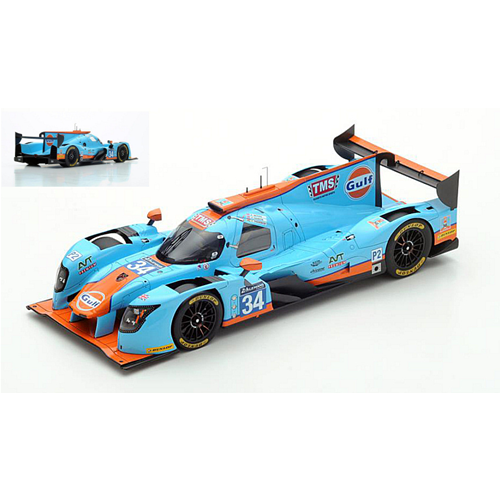 LIGIER JS P217 N.34 12th LE MANS 2017 MOORE-HANSON-CHANDHOK 1:18 Spark Model Auto Competizione Modellino