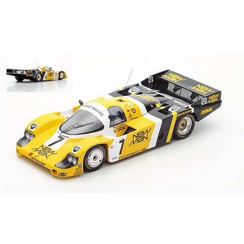 PORSCHE 956 N.7 WINNER LE MANS 1985 K.LUDWIG-"J.WINTER"-P.BARILLA 1:18 Spark Model Auto Competizione Modellino