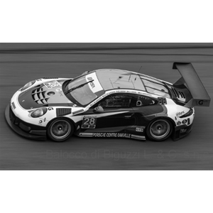 PORSCHE 911 GT3 N.28 24 H DAYTONA 2017 QUESADA-MORAD-LAZARE-QUESADA 1:43 Ixo Model Auto Competizione Modellino