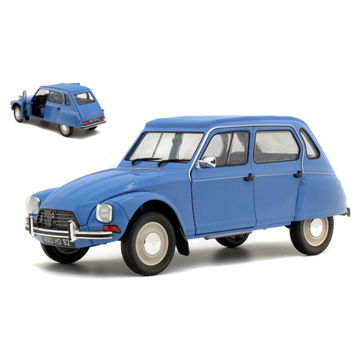 CITROEN DYANE 6 1974 BLEU MYOSOTIS 1:18 Solido Auto Stradali Modellino
