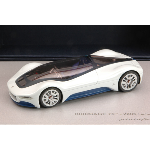 MASERATI BIRDCAGE PININFARINA CONCEPT 2005 WHITE 1:43 Miniminiera Auto Stradali Modellino