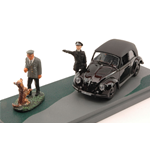 VW BEETLE CON HIT.+ E PASTORE TEDESCO BLONDI 1938 1:43  Miniminiera Personaggi Storici Modellino