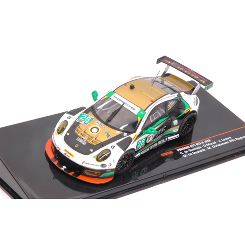 PORSCHE 911 GT3 N.28 24 H DAYTONA 2017 QUESADA-MORAD-LAZARE-QUESADA 1:43 Ixo Model Auto Competizione Modellino
