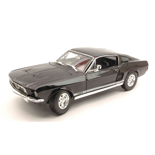 FORD MUSTANG GTA FASTBACK 1967 BLACK 1:18 Maisto Auto Stradali Modellino