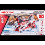 ELICOTTERO SOCCORSO AERIAL RESCUE HELICOPTER 20 IN 1 PZ.406 Meccano Kit Art.Vari Modellino
