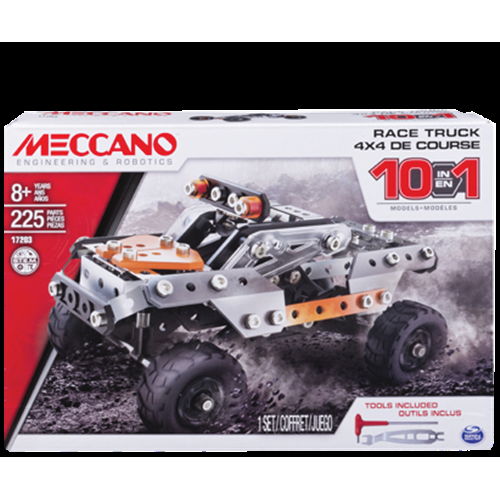 CAMION TROPHY RACE TRUCK 10 IN 1 PZ.225 Meccano Kit Art.Vari Modellino