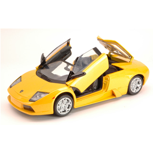LAMBORGHINI MURCIELAGO ROADSTER 2004 YELLOW 1:24 MotorMax Auto Stradali Modellino