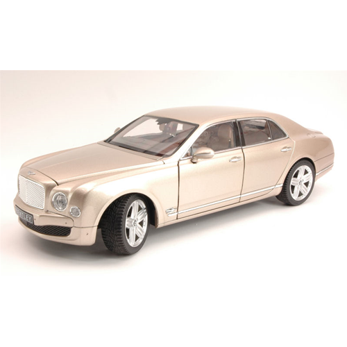 BENTLEY MULSANNE 2010 GOLD 1:18 Rastar Auto Stradali Modellino