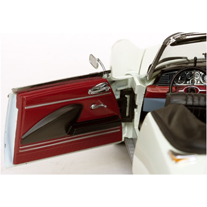 CITROEN DS19 OPEN CONVERTIBLE 1961 WHITE 1:18 SunStar Auto Stradali Modellino