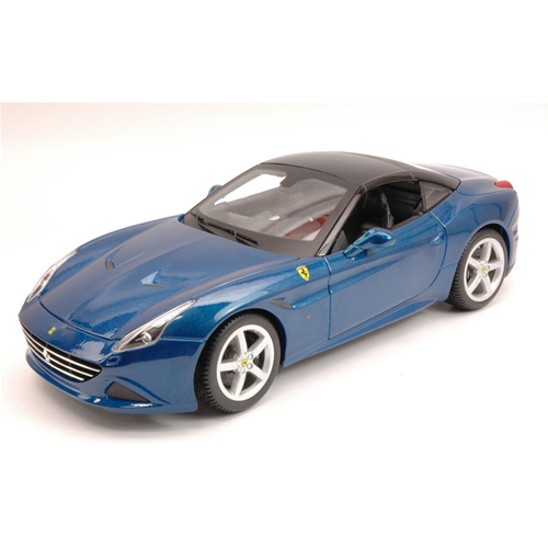 FERRARI CALIFORNIA T (CLOSED TOP) 2014 BLUE 1:18 Burago Auto Stradali Modellino