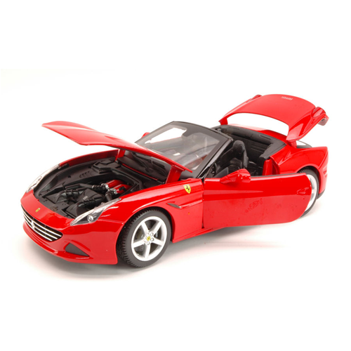 FERRARI CALIFORNIA T (OPEN TOP) 2014 RED 1:18 Burago Auto Stradali Modellino