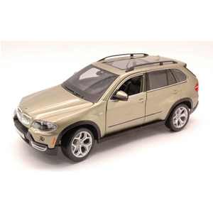 BMW X 5 2007 SILVERGOLD 1:18 Burago Auto Stradali Modellino