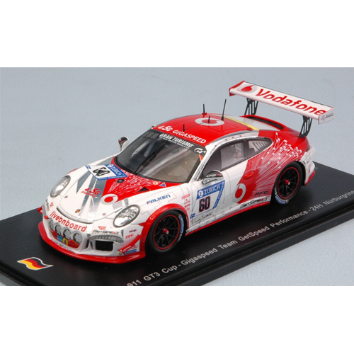 PORSCHE 911 GT3 N.60 NURBURGRING 2017 OSIEKA-MAX-JENS-TREBING 1:43 Spark Model Auto Competizione Modellino