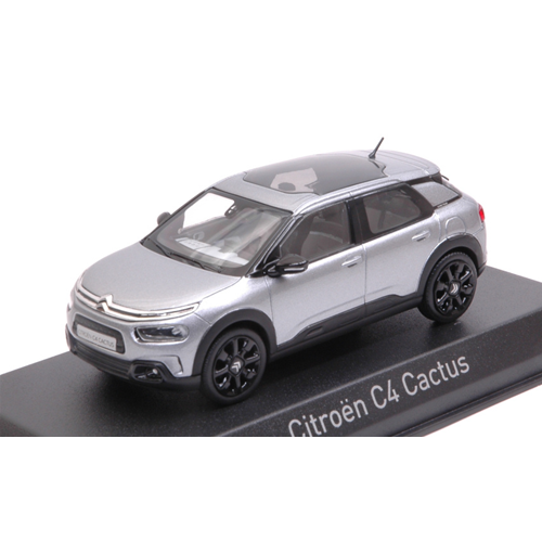 CITROEN C4 CACTUS 2018 ALUMINIUM GREY & BLACK DECO 1:43 Norev Auto Stradali Modellino