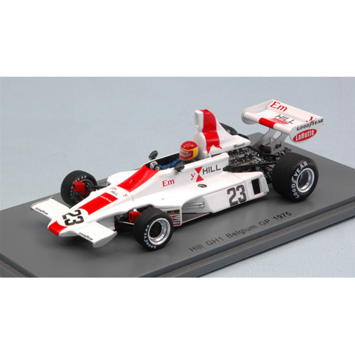HILL GH1 T.BRISE 1975 N.23 RETIRED BELGIUM GP 1:43 Spark Model Formula 1 Modellino